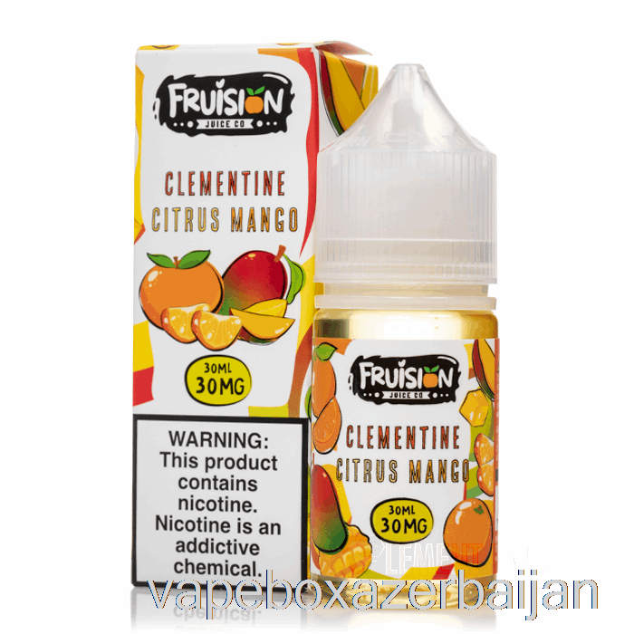 Vape Box Azerbaijan Clementine Citrus Mango - Fruision Salts - 30mL 50mg